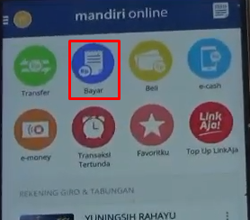cara bayar indihome via mobile banking mandiri