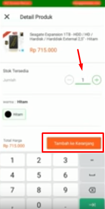 cara beli barang lewat aplikasi tokopedia