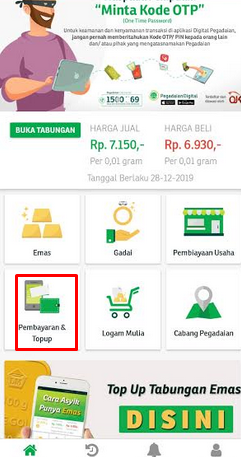 bayar pegadaian lewat mandiri online