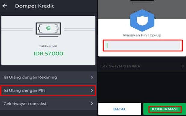 Cara Top Up Dompet Kredit Grab Lewat Grabkios Atau Kudo