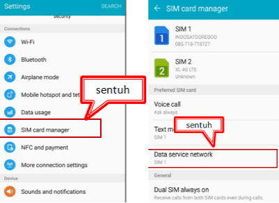 Cara Memindahkan Data Seluler Ke SIM 2 Samsung