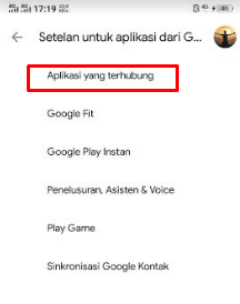 aplikasi yang terhubung