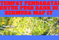 Map Bermuda FF : 5 Tempat Pendaratan Untuk Push Rank