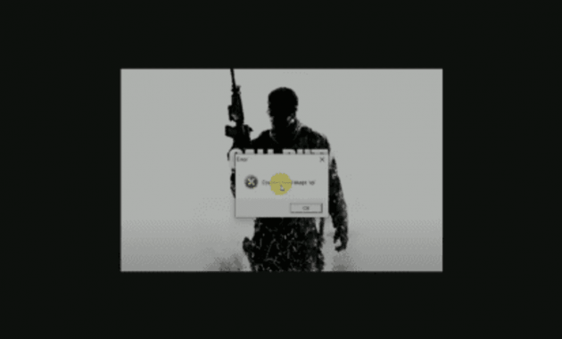 Call of Duty Modern Warfare 3 : Couldn’t Load Image XP. Solusinya !