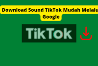 Cara Download Sound TikTok di Google Mudah Lengkap Dengan Video