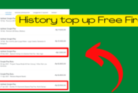 Cara Melihat History Top up Free Fire Dalam 3 Metode Mudah !