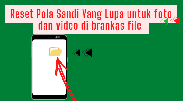 lupa pola sandi untuk foto di brankas file / folder aman android