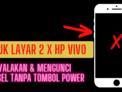 Cara Mengaktifkan Ketuk Layar 2 Kali di HP VIVO | Power Awet