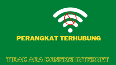 Terhubung ke perangkat tidak dapat menyediakan koneksi internet