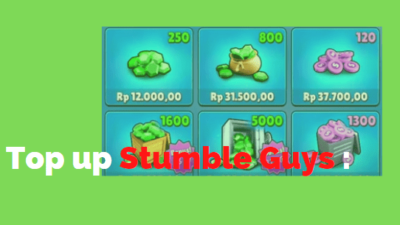 cara top up stumble guys Indomaret