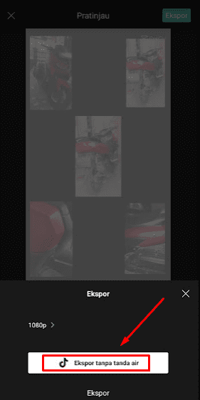 cara menghilangkan logo capcut di pojok kanan atas
