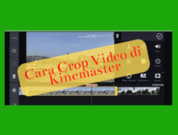 Cara Crop Video Atau Gambar di Kinemaster