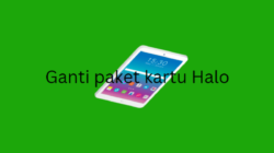 cara ganti paket kartu halo